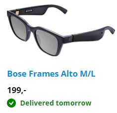 Bose frames audio bril